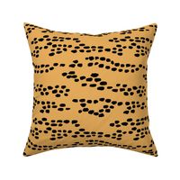 Lovely deer animal print minimal spots and dots trend pink