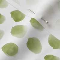 Khaki watercolor spots ★ soft green painted dots stains for modern home decor, bedding, nursery