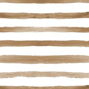 Earthy watercolor stripes ★ painted horizontal stripes for modern home decor, bedding, nursery ★ boho neutral painted