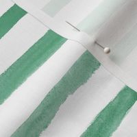 Emerald watercolor stripes ★ soft minimal stripes for modern home decor, bedding, nursery