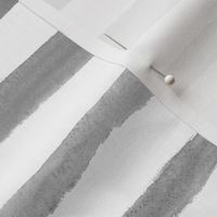 Silver stripes ★ watercolor grey horizontal stripes for modern neutral home decor, bedding, nursery