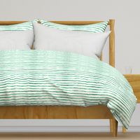 Emerald brush stroke stripes ★ watercolor tonal horizontal stripes in grungy style for modern home decor, bedding, nursery