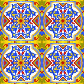 Portuguese azulejos tile. Azulejo Ceramic.