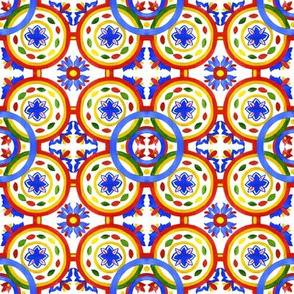 Portuguese azulejos tile. Azulejo Ceramic.