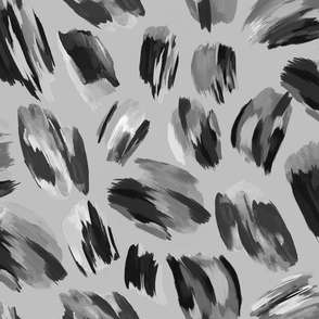 grayscale paint splashes