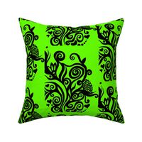 Teresa Good Energy Art Green Damask