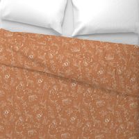 constellations fabric - baby bedding fabric, baby wallpaper, earth toned nursery, gender neutral, muted tones - 2020 colors  -caramel