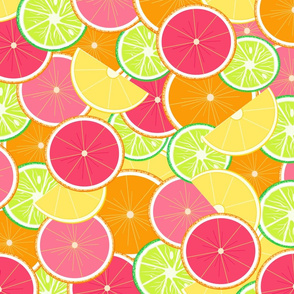 citrus slices pattern