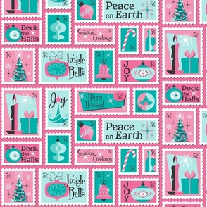 Atomic Cafe MidCentury Holiday Stamps 2