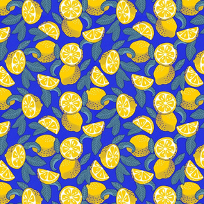 Normal scale • Juice Lemons Blue Fruit - Lemons Pop Art 