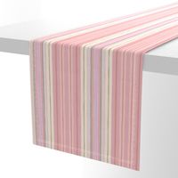 Brush Stripe Pinks Lilac Cream Soft Pastels Khaki - TextureTerry