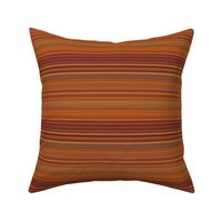 Rusty Earthtone Stripe Serape