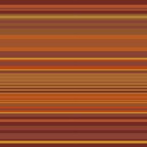 Rusty Earthtone Stripe Serape