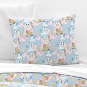 Kitschy Gnomes - Pastel Pink & Blue