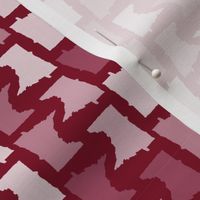 Minnesota State Shape Pattern Garnet and White