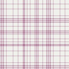mauve orchid plaid check fabric - tartan fabric, baby fabric, baby bedding, baby swaddle fabric 
