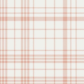 dusty pink plaid check fabric - tartan fabric, baby fabric, baby bedding, baby swaddle fabric 