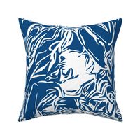 Emerging Flowers | Classic Blue | Large