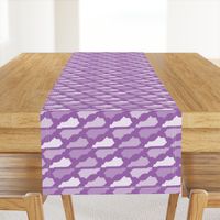 Kentucky State Shape Pattern Purple and White