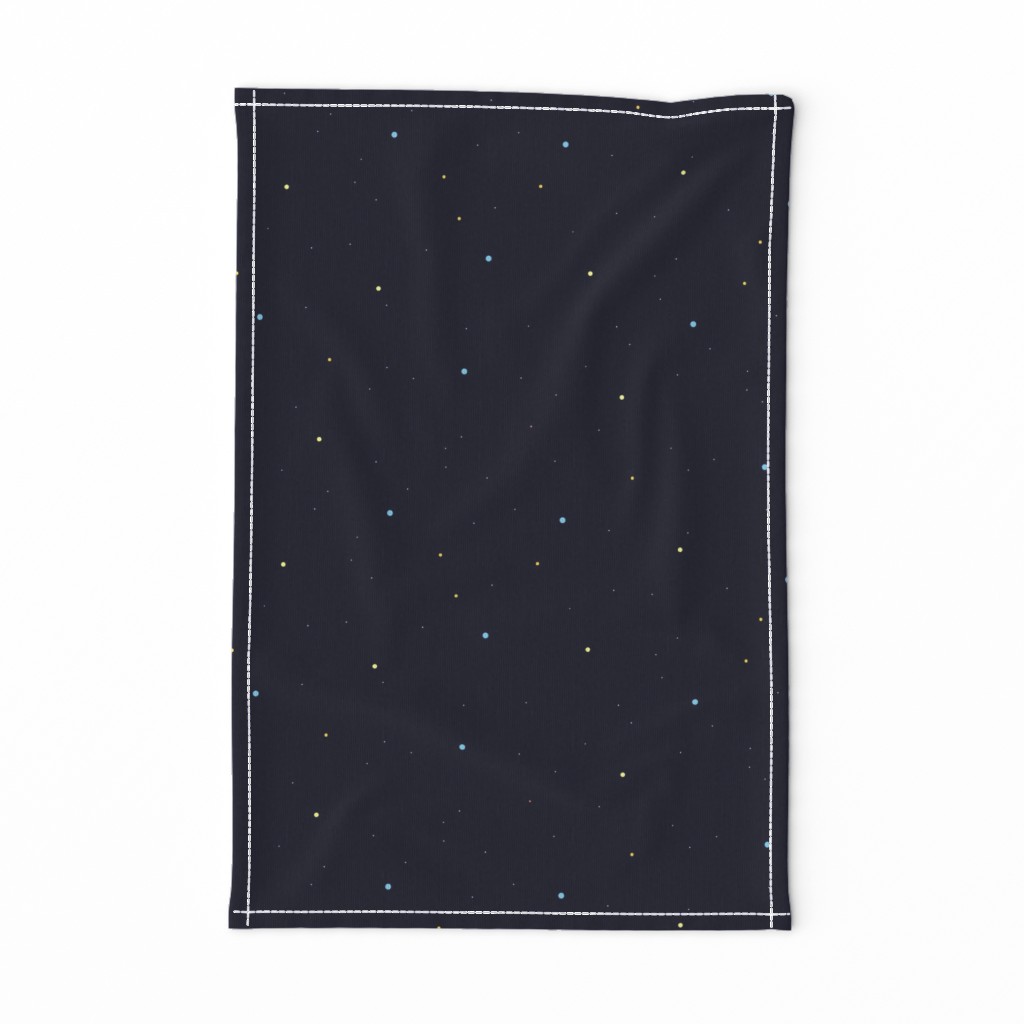 Simple Star Field Minimalist Dots Nature Element