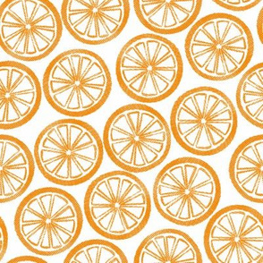 Orange Citrus Slices Pop-art 8”
