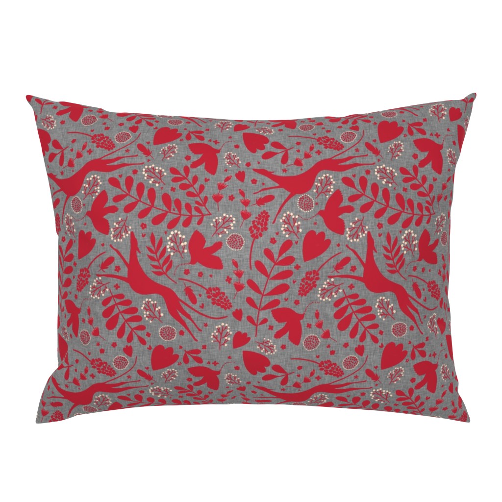 Windhund Paloma Red _ Grey medium