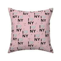 I love New York City romantic valentine travel leopard hearts mauve pink white