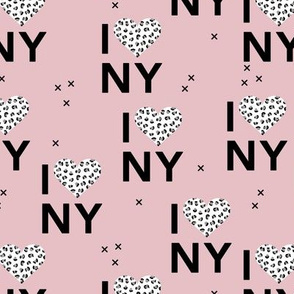 I love New York City romantic valentine travel leopard hearts mauve pink white