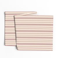 Ticking Two Stripe in Cocoa Brown and Cream