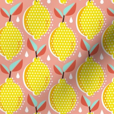 Lemon Fresh - Blush Regular Scale Pop Art Summer Fruit