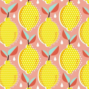 Lemon Fresh - Blush Regular Scale Pop Art Summer Fruit