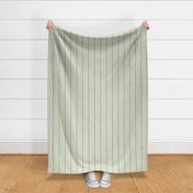 Ticking Two Stripe in Olive Green and Gray