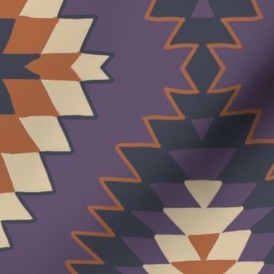 Woven Purple Aztec