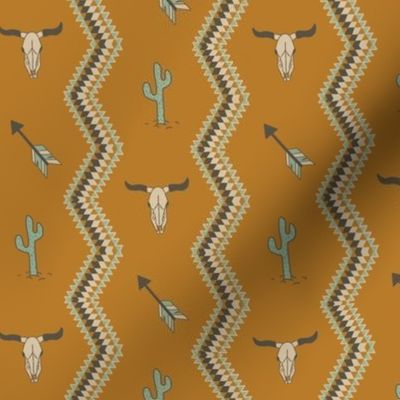 Western Tribal Stripes Fabric | Spoonflower