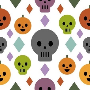 Pumpkins & Skulls