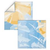 Blue Sunrise Wall Hanging