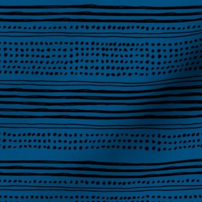 Minimal mudcloth bohemian mayan abstract indian summer aztec design classic blue black
