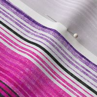 (small scale) serape southwest stripes - purple - (90) LAD19