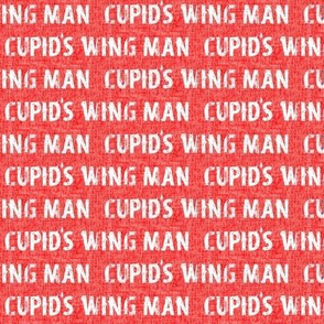 Cupid's Wing Man // Red Linen