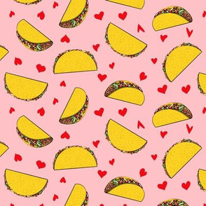 I love tacos - pink - Taco Valentine - Valentine's Day - LAD19