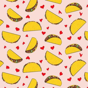 I love tacos - light pink - Taco Valentine - Valentine's Day - LAD19