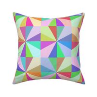 Colorblock Four Pointed Stars