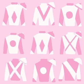 Classic Jockey Silks in Pink