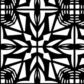 Beck tile-black and white (medium scale)