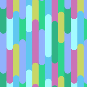 Overlapping Stripes pastel