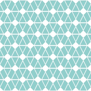 Geometric Pattern in blue