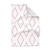 Geometric Pink/White