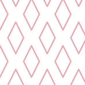 Geometric Pink/White