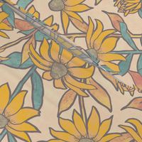 Art Nouveau Black-eyed Susan