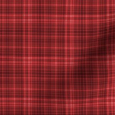 rustic plaid red